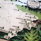 3D Canadian National Parks Travel Map