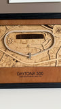 Daytona 500 Motor Speedway 3D Wood Track Map